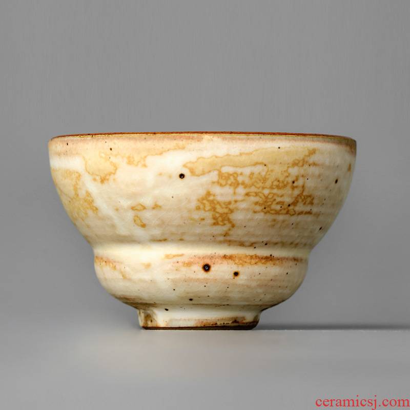 Master kung fu tea cup single cup sample tea cup jingdezhen checking ceramic cup archaize clay only a small bowl