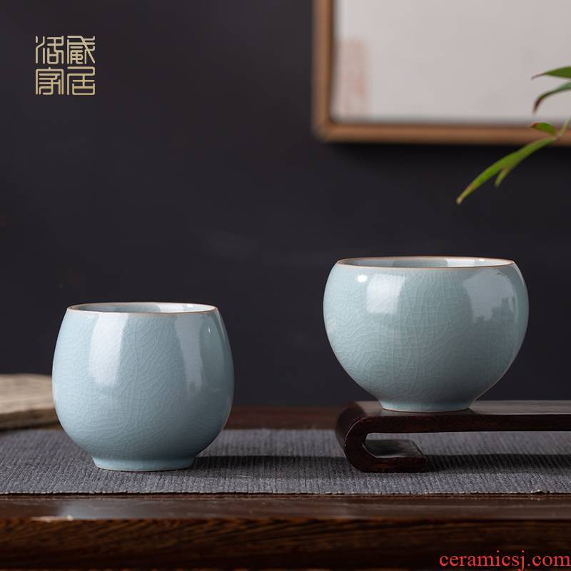 Small single cup your up CPU kung fu tea set sample tea cup your porcelain of jingdezhen ceramics slicing can raise the use master CPU