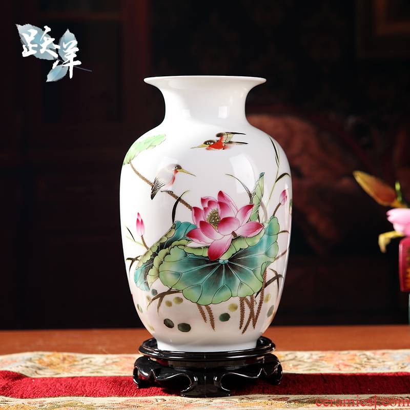Rich ancient frame small place wine vases, I and contracted home sitting room adornment of jingdezhen ceramics handicraft