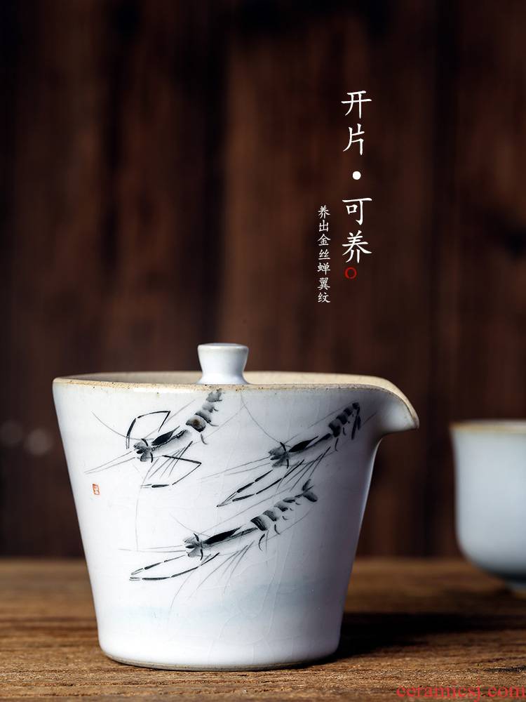Jingdezhen teapot single your up hand grasp pot of hand - made of shrimp kunfu tea hot tureen tea cups not large