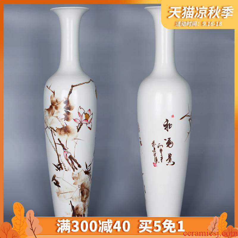 047 hand - made vases pearl jingdezhen ceramics glaze porcelain vases furnishing articles of modern home decoration harmony