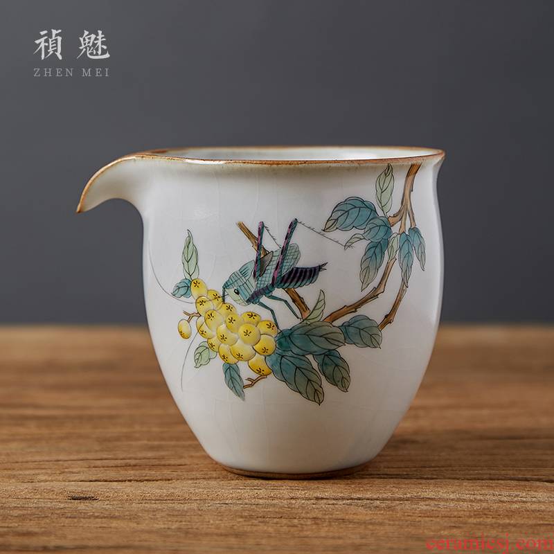 Loquat fair keller shot incarnate your up hand - made cricket jingdezhen ceramic tea kungfu tea accessories points