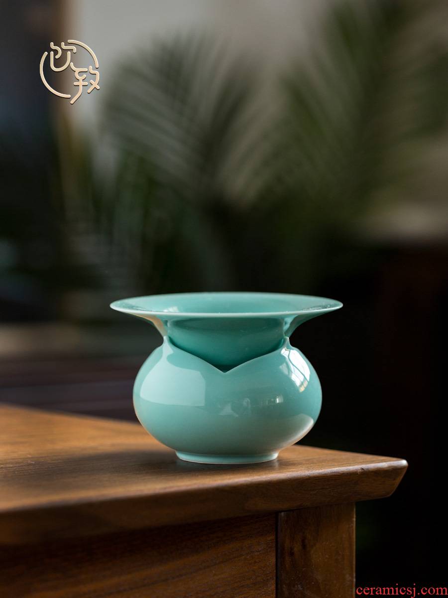 Ultimately responds to jingdezhen creative tea filter), high density filter kung fu tea strainer ceramic tea set is good