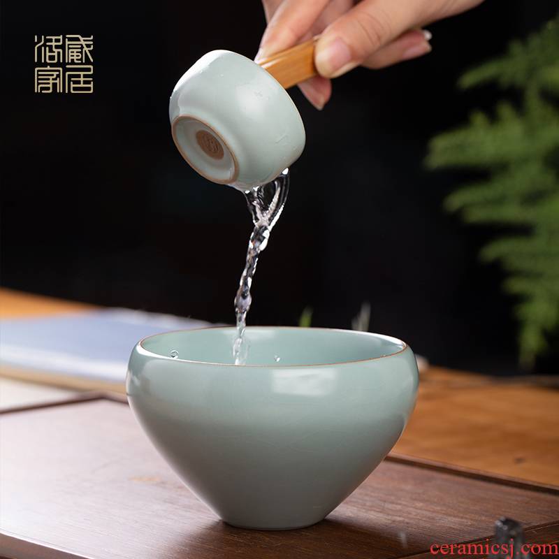 Your up jingdezhen tea wash to household small water to wash Your up kung fu tea set spare parts pen cup tea wash water, after the sea