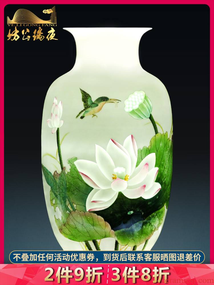 Jingdezhen ceramics furnishing articles hand - made vases, flower arranging decorations and the new Chinese style household decoration