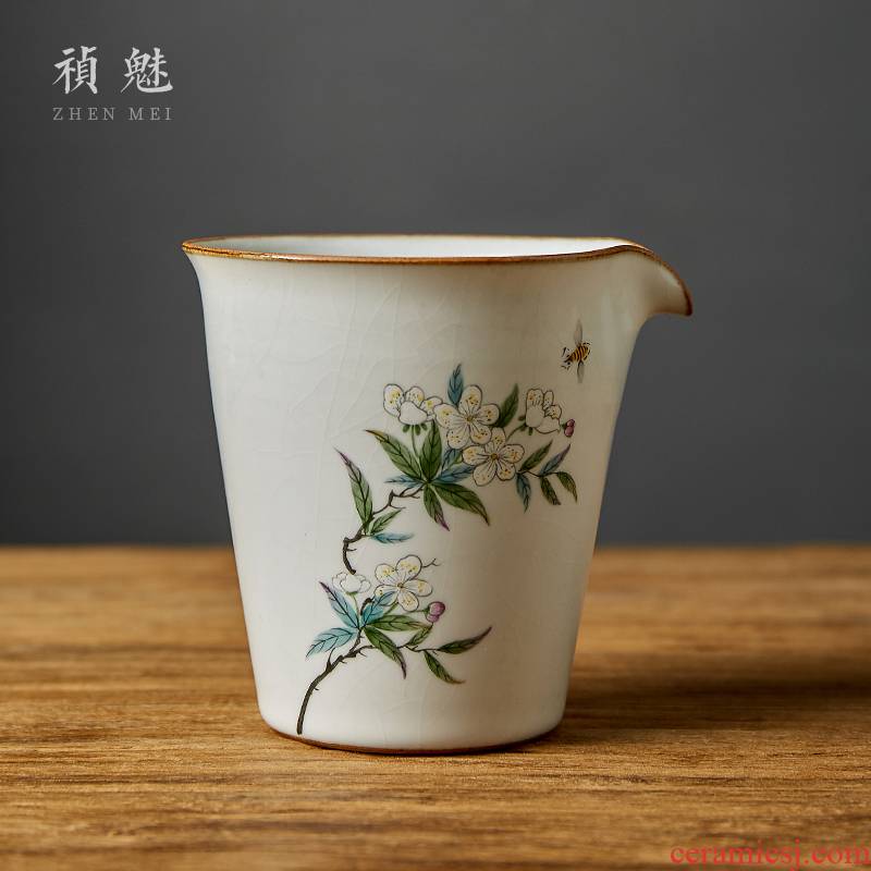 Shot incarnate your up hand - made slicing large jingdezhen ceramic fair keller kung fu tea accessories tea sea points