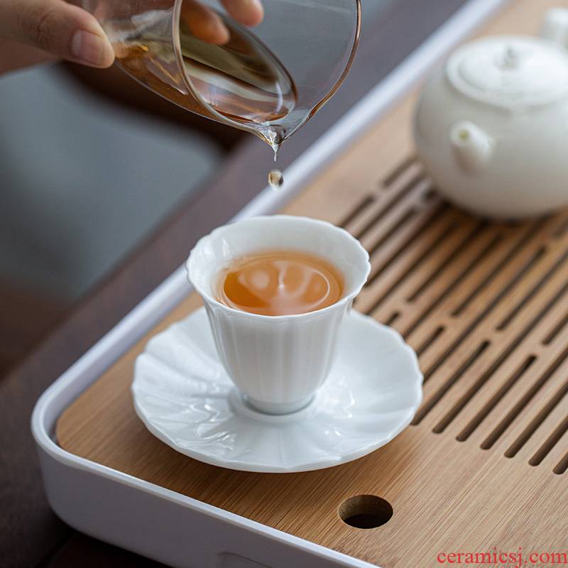 Ultimately responds to ceramic masters cup single cup sample tea cup small tea cups a single individual kongfu tea cup
