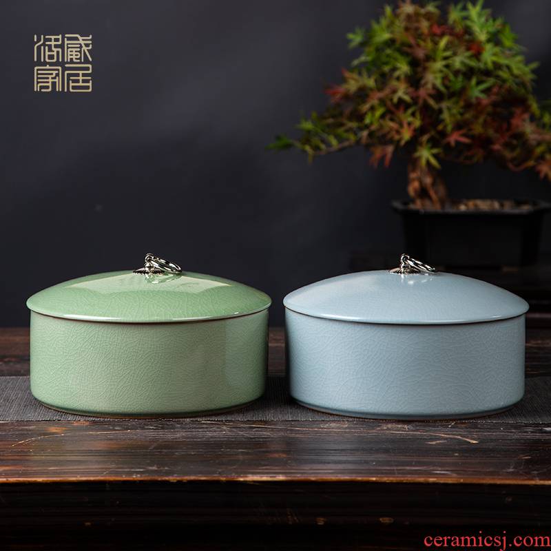 Your up caddy fixings household sealed as cans jingdezhen ceramic jar open tea cake store receives box tank storage tanks