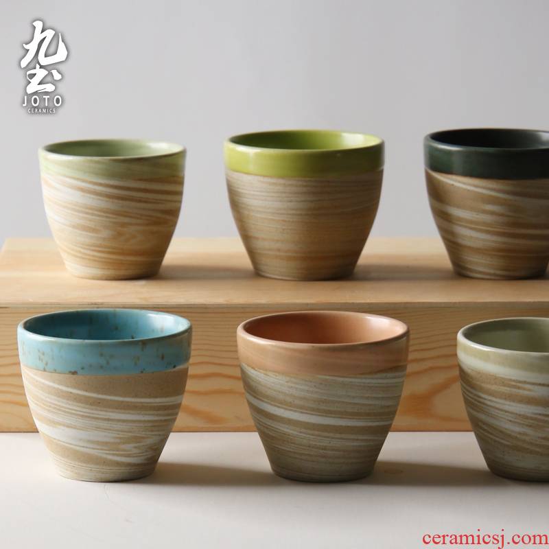 About Nine soil jingdezhen ceramic household mini glass hand Japanese tea master cup move with a cup of coffee cup