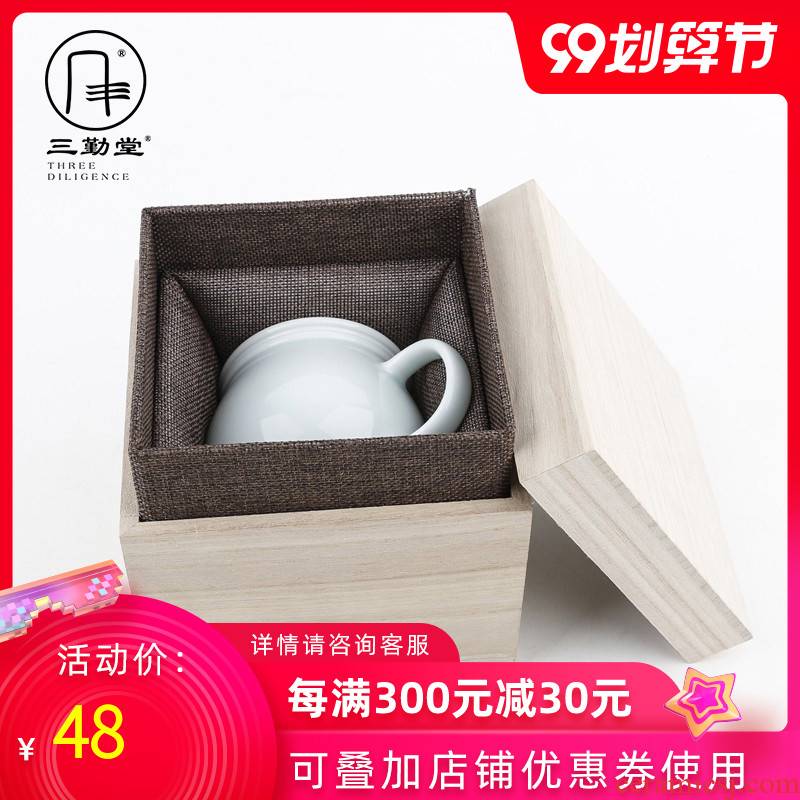 The three frequently ceramic cups general empty box cotton cloth box office gift boxes ST3047 tea cup