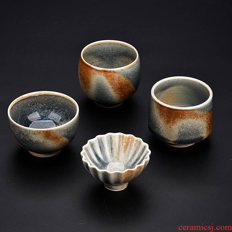 Ancient sheng wood up beaker natural dust dust sample tea cup personal tea cup master cup ceramic cups, teapots