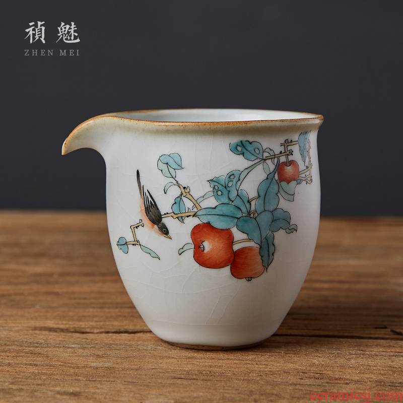 Shot incarnate your up hand - made open piece of jingdezhen ceramic fair keller kung fu tea tea tea accessories points