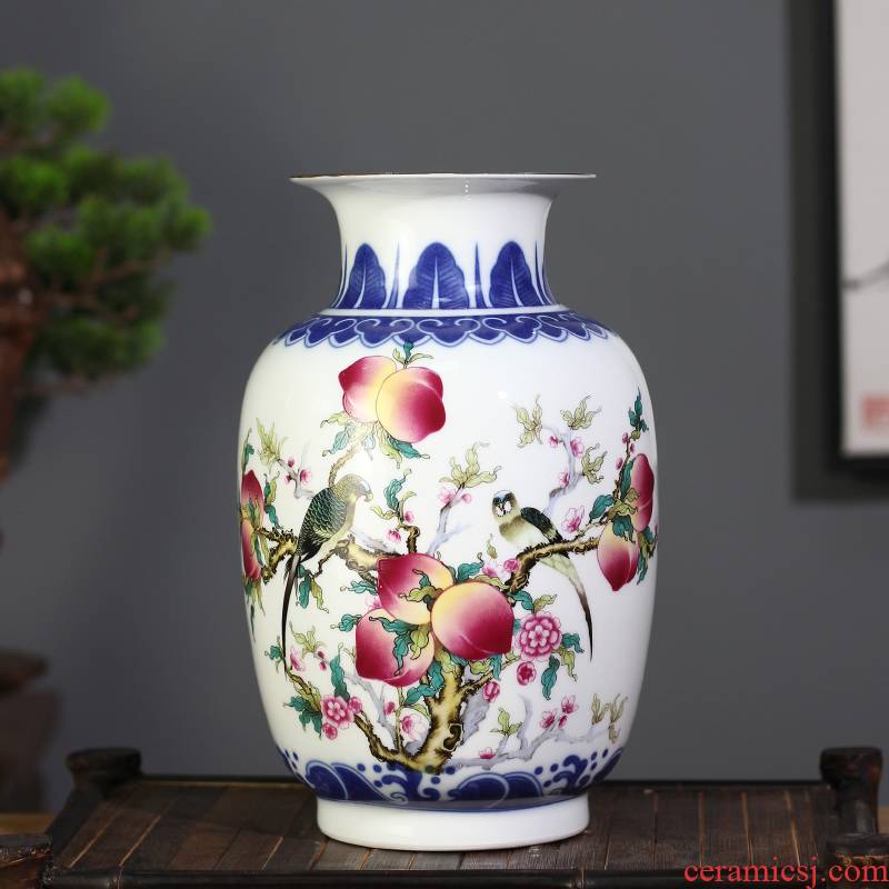 See Colour porcelain dou jingdezhen ceramic vases, flower arranging floret bottle sitting room mesa penjing collection gifts