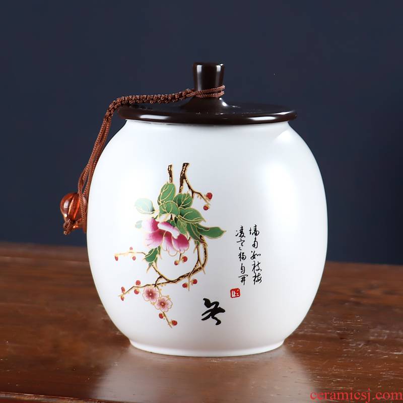 Spring, summer, autumn and winter home seal tea pot ceramic tea boxes portable storage of individual character vogue pot pu 'er tea