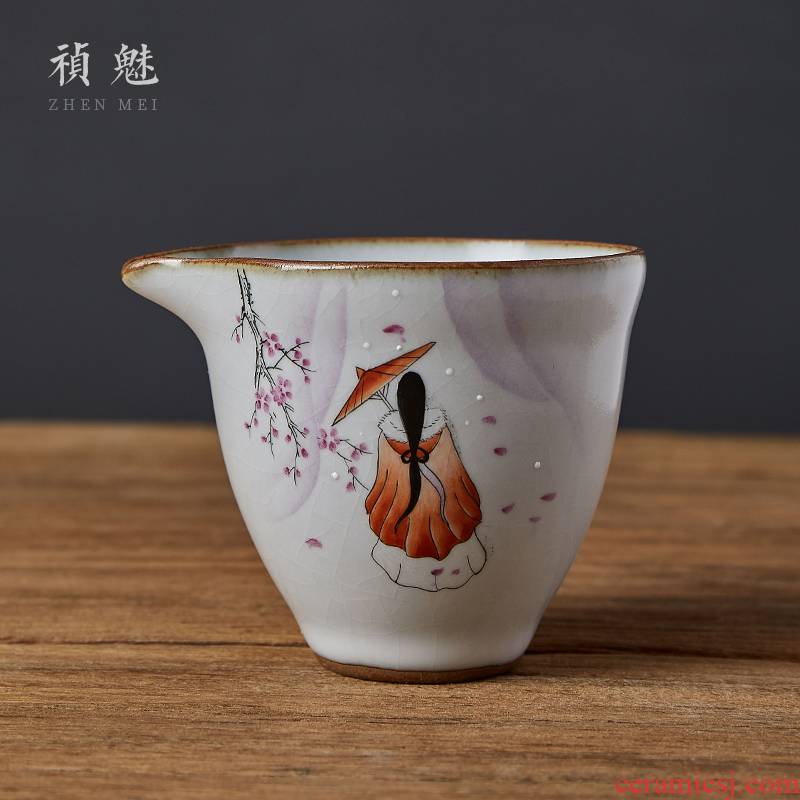 Open the slice shot incarnate your up with jingdezhen ceramic fair keller kung fu tea tea, head points of tea, tea accessories