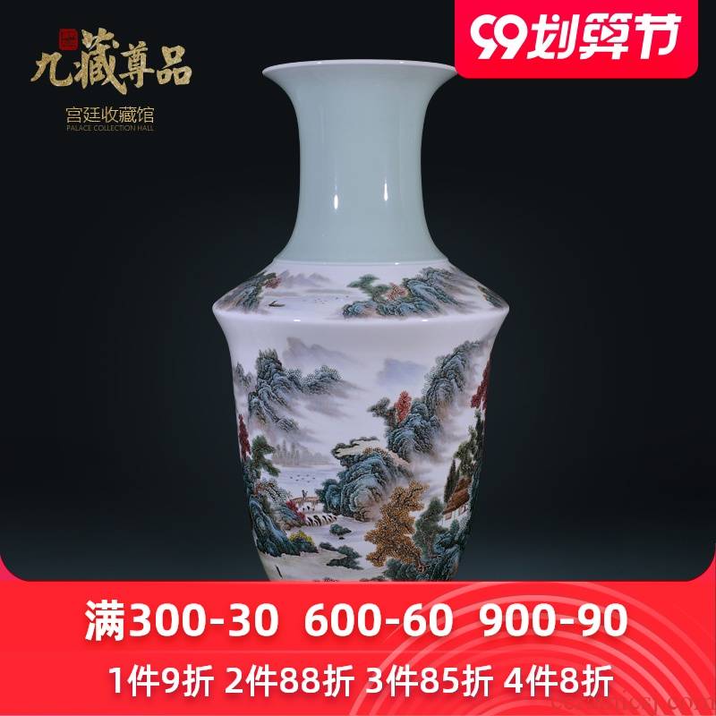 The Master of jingdezhen ceramics hand - made jiangnan classical Chinese vase sitting room porch decoration vase furnishing articles