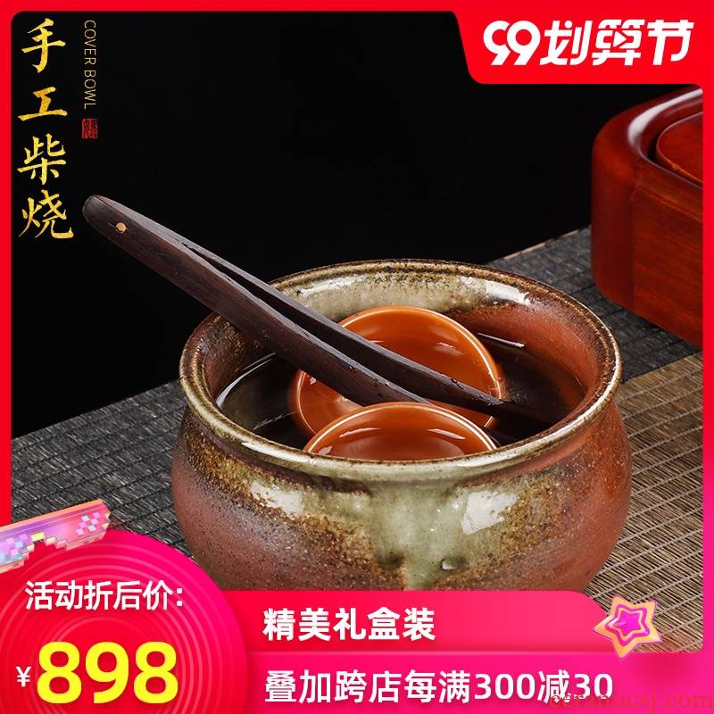 Artisan fairy pure manual firewood for wash kung fu tea tea tea accessories ceramic household washing water in a jar accessories restoring ancient ways