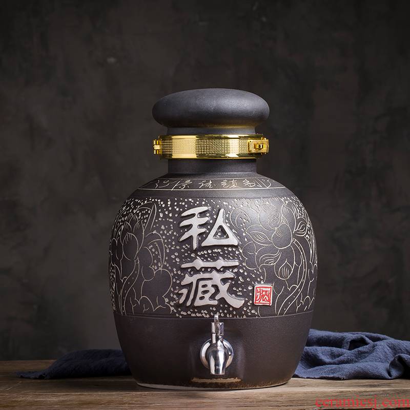 Clearance!!!!!! The Jar ceramic household mercifully it sealed bottle of liquor jingdezhen earthenware mercifully wine decanters