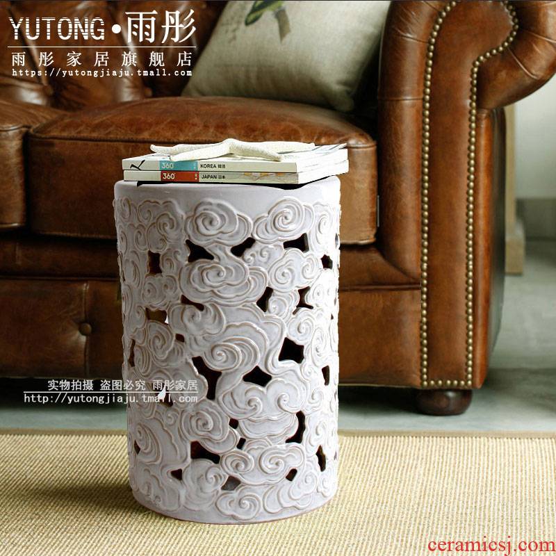 Bai Seyun hollow drum who blue who contracted household vogue style ceramic who household act the role ofing is tasted