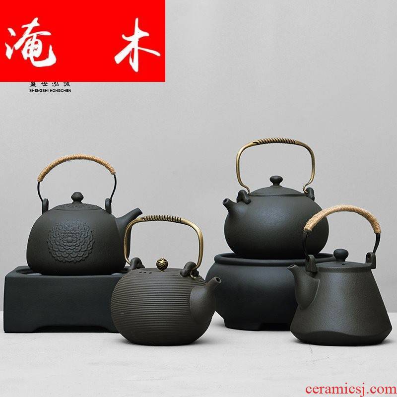 Submerged wood Japanese stone clay POTS TaoLu boiled tea machine large kettle tea stove ceramic teapot tea set volcano