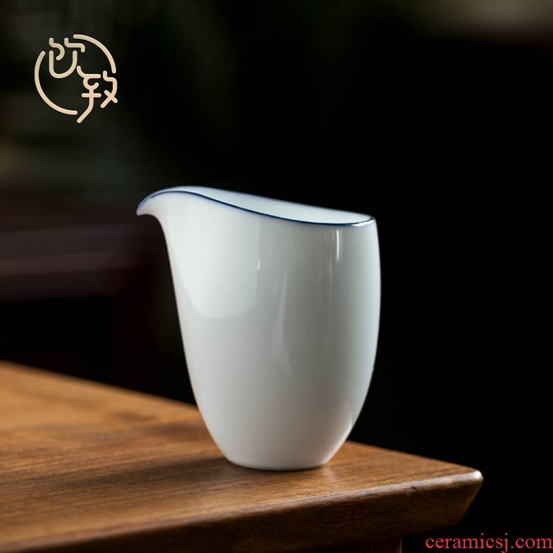 Ultimately responds to jingdezhen sweet Bai Dagong town manual white porcelain cup points of tea ware ceramic tea sea fair kung fu tea cup
