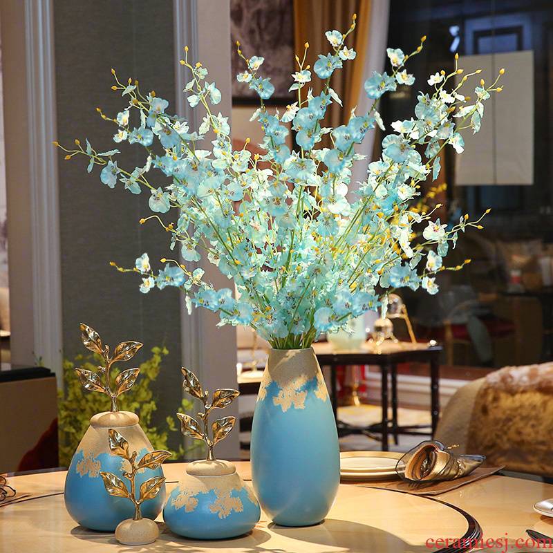 The New Chinese vase furnishing articles example room living room flower arranging ceramic Europe type TV ark, porch home decoration