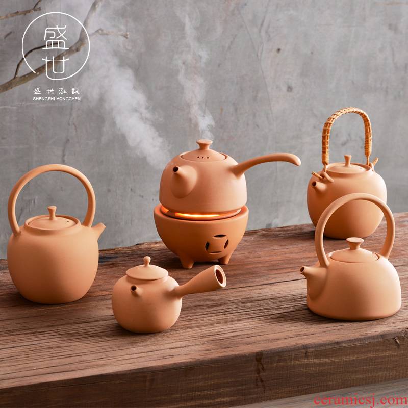 Hydropower TaoLu boiled tea ware tea machine manual girder thick clay POTS, the Japanese side of kung fu tea pot of alcohol