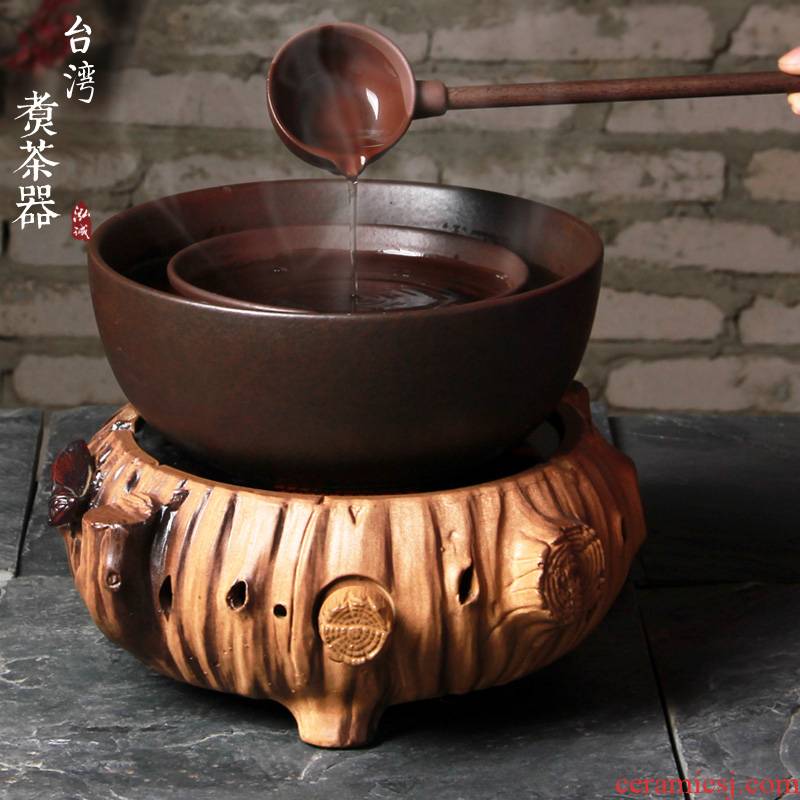 Large ceramic boiling tea machine electricity TaoLu suit tea stove cooked this teapot teacup tea dry black tea mercifully bowl