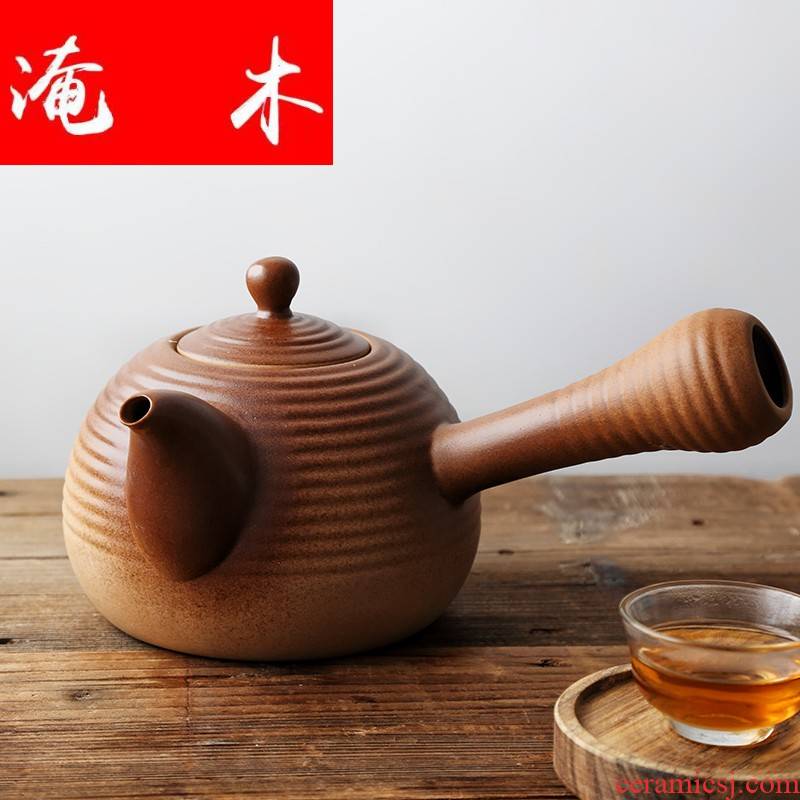 Submerged wood [fengming] cooking pot clay POTS electric TaoLu special ceramics along an abundant package mail kettle side handle