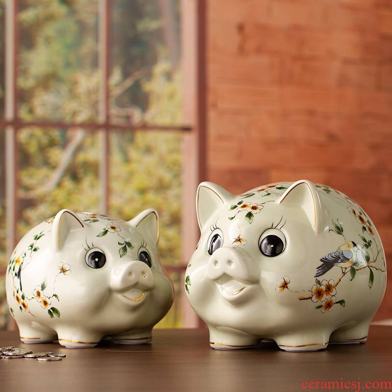 Furnishing articles household act the role ofing is tasted ceramic, lovely pig can save wedding present I and contracted household adornment Furnishing articles