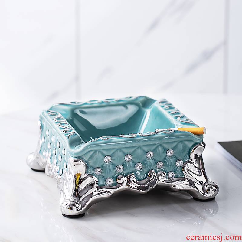 Ceramic ashtray creative move trend home sitting room is I and contracted artical Nordic light key-2 luxury office
