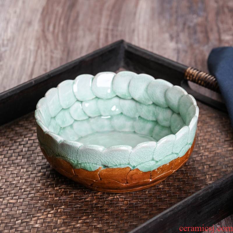 Chinese style restoring ancient ways of jingdezhen ceramics large ashtray creative move feng shui home sitting room office furnishing articles