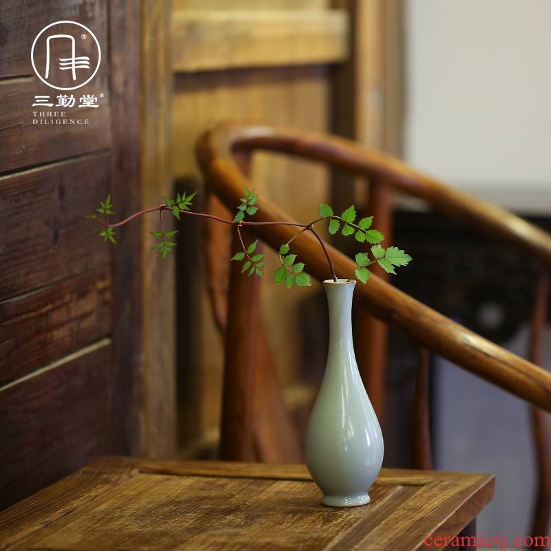 The three frequently your up with jingdezhen ceramic flower flower implement household act The role ofing is tasted kung fu tea tea furnishing articles S73025