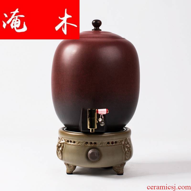 Submerged wood promotional ceramic teapot the extra large capacity boiled tea, the electric ceramic furnace temperature POTS office home sitting room