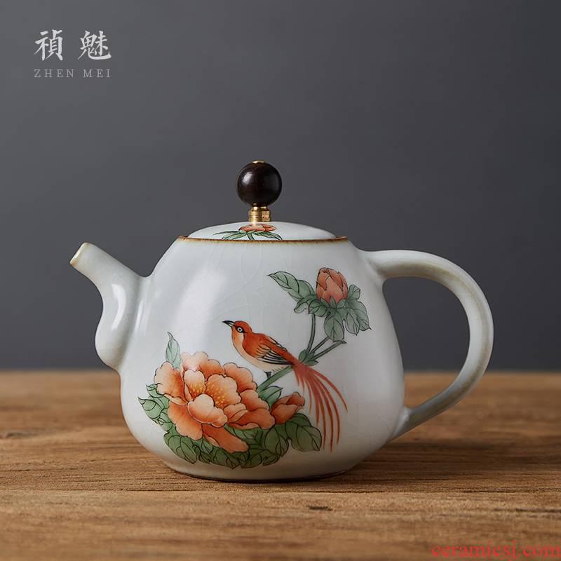 Shot incarnate all hand to open the slice your up with jingdezhen ceramic teapot kung fu tea set household filter teapot single pot
