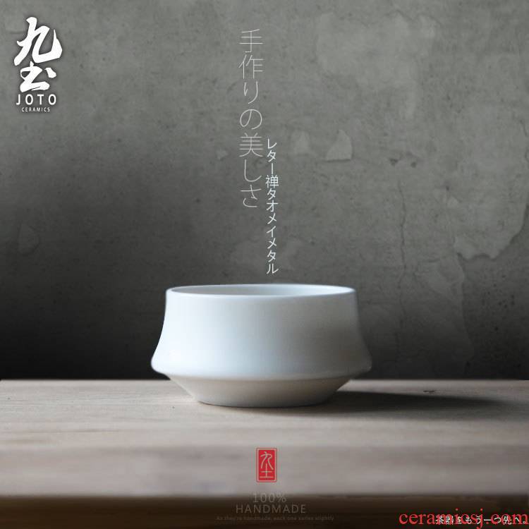 About Nine bamboo soil sample tea cup ceramic kung fu tea pu - erh tea vintage Japanese tea taking parts move cups water glass