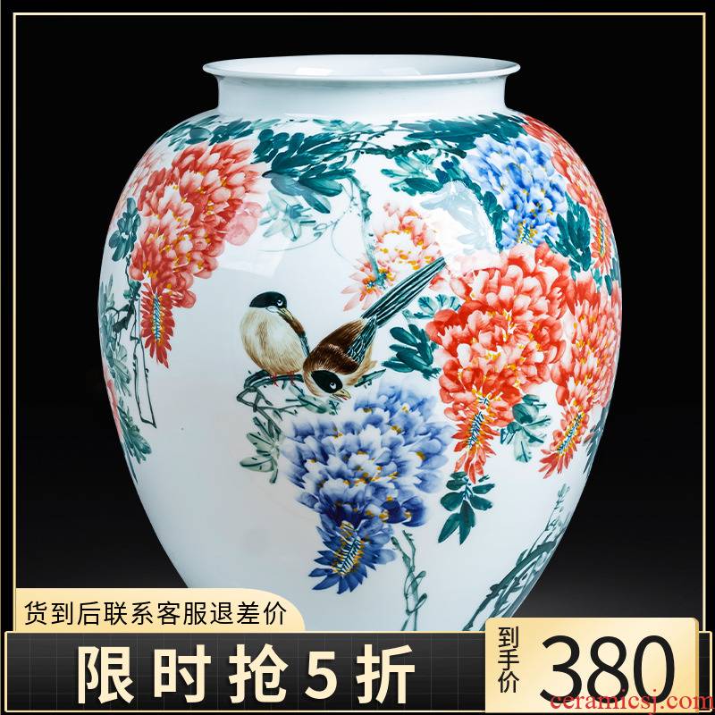 Porcelain of jingdezhen ceramics hand - made sabingga sukdun dergici jimbi vase expressions using son home sitting room office study furnishing articles