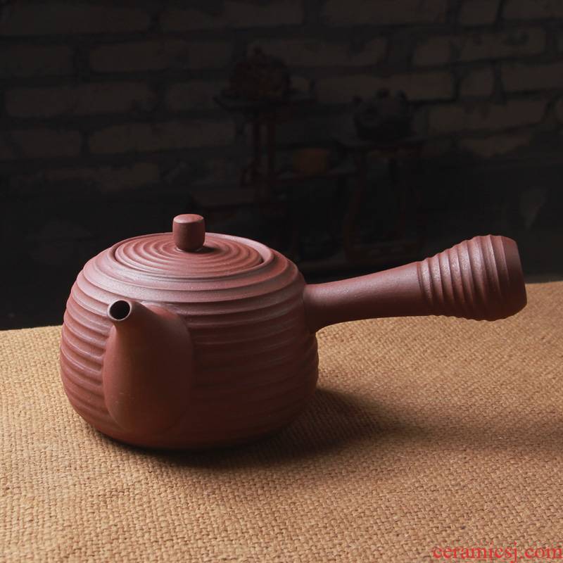 Iron mud Japanese cooking pot coarse pottery hand side curing the boil ceramic kettle kung fu tea, the electric TaoLu ceramic POTS