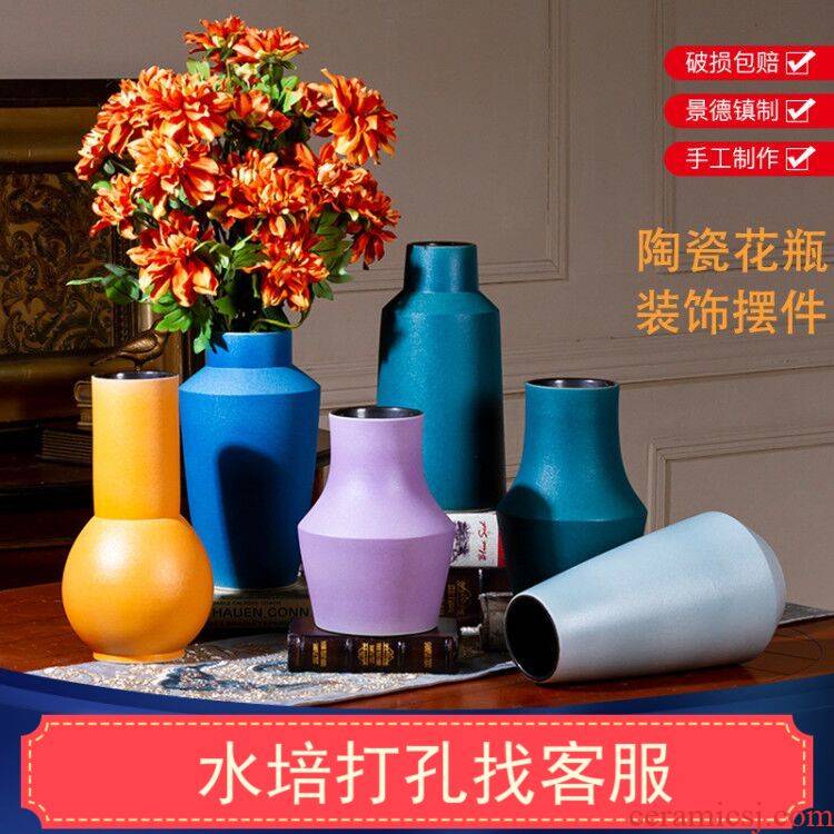New Nordic style inserted between ceramic vase wind furnishing articles example custom sitting room adornment hydroponic lucky bamboo flowers