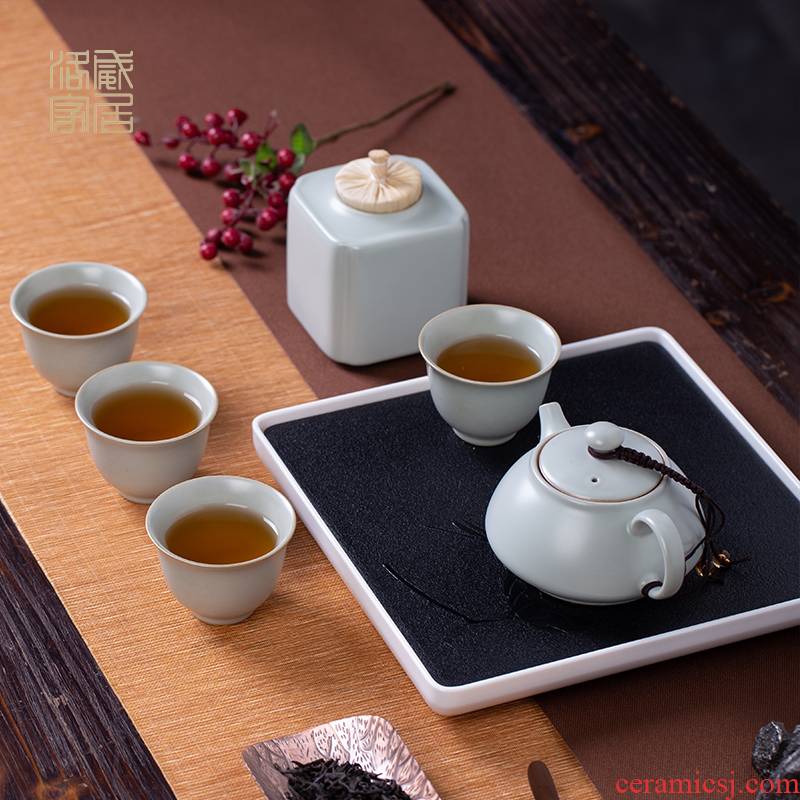, household your up kung fu tea set suit small jingdezhen ceramic tea cups dish holder teapot tea tea sea