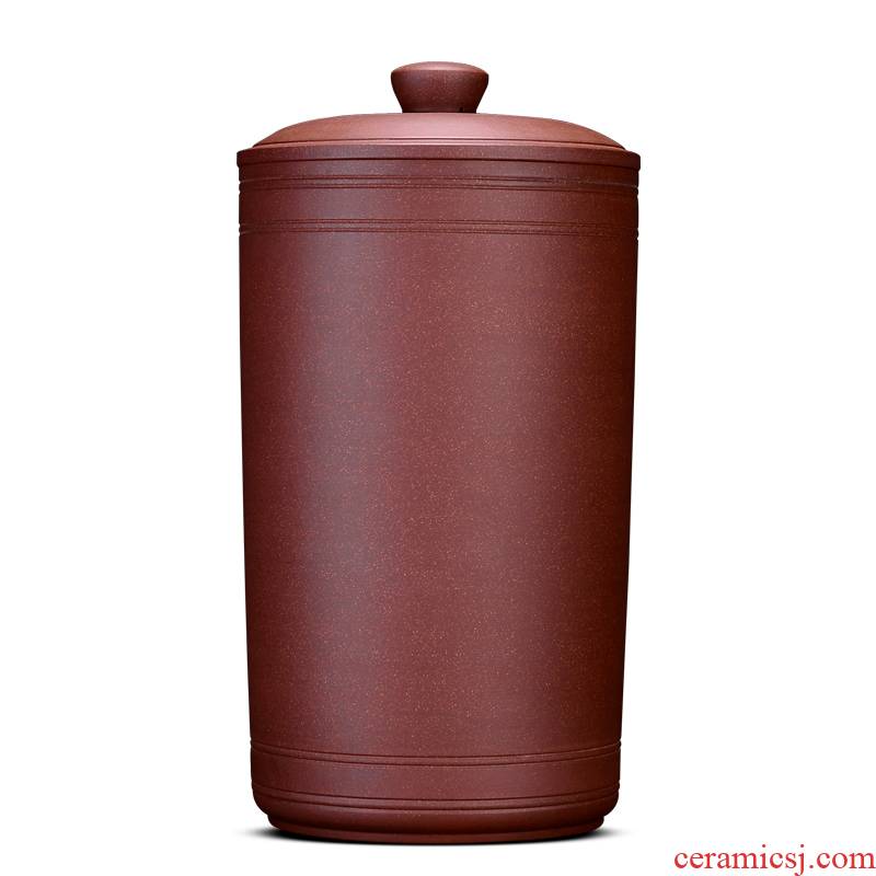 Shadow at yixing purple sand tea pot king - size pu 'er tea cylinder wake receives bread POTS 14 HZ