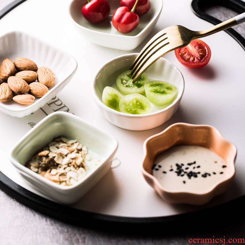 Dab of seasoning sauce dish bowl of mini household creative Japanese ceramic dip soy sauce vinegar salad sauce dish