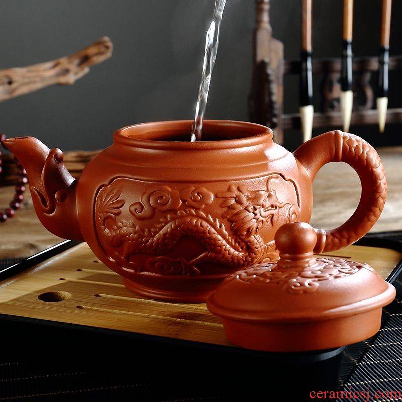 The kitchen ceramic tea pot - pure manual large capacity are it teapot teapot zhu mud tea set suits for large cups