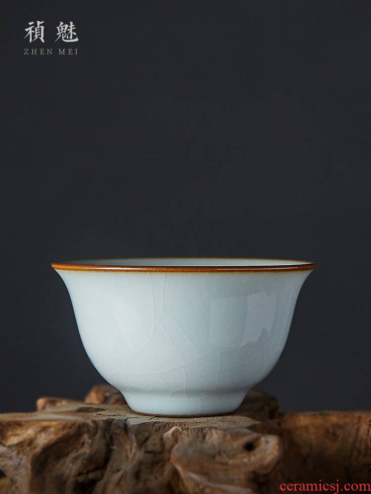 Jingdezhen all hand to open the slice your up ceramic cups kung fu tea set for its ehrs master cup single CPU individual sample tea cup