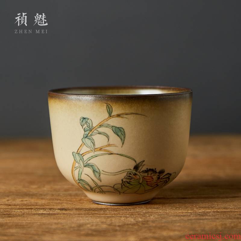 Jingdezhen your up to open the slice hand - made ceramic cups kung fu tea set for its ehrs personal cup master cup single cup sample tea cup