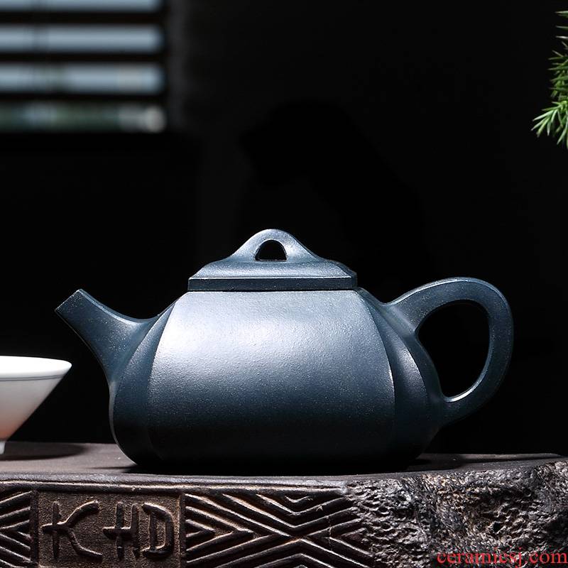 Craftsmen xin - sheng li pure manual shadow enjoy 】 【 the original teapot it chlorite Angle square 350 CCC