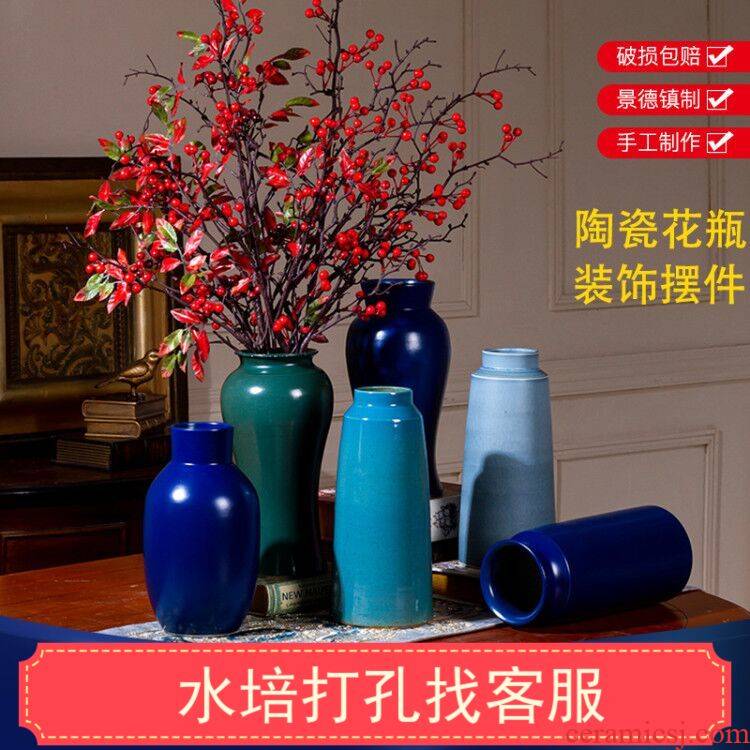 The New modern art ceramic vases, the sitting room is contracted style decorative pot custom hydroponic the plants dried flowers light of key-2 luxury
