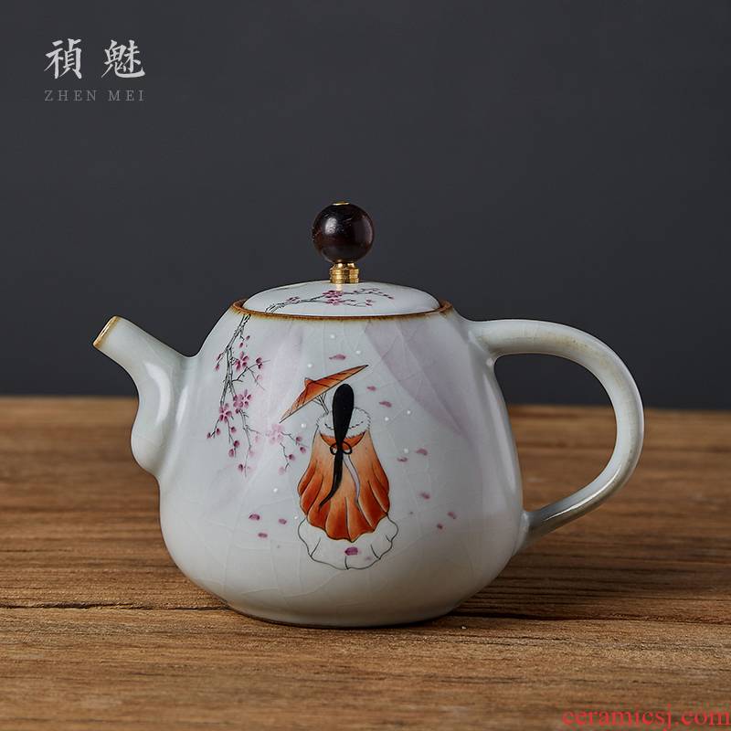 Shot incarnate all hand to open the slice your up with jingdezhen ceramic teapot kung fu tea set household filter teapot single pot