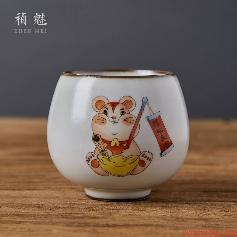 Jingdezhen checking ceramic cups all your up open piece of kung fu tea set sample tea cup for its ehrs masters cup personal single CPU