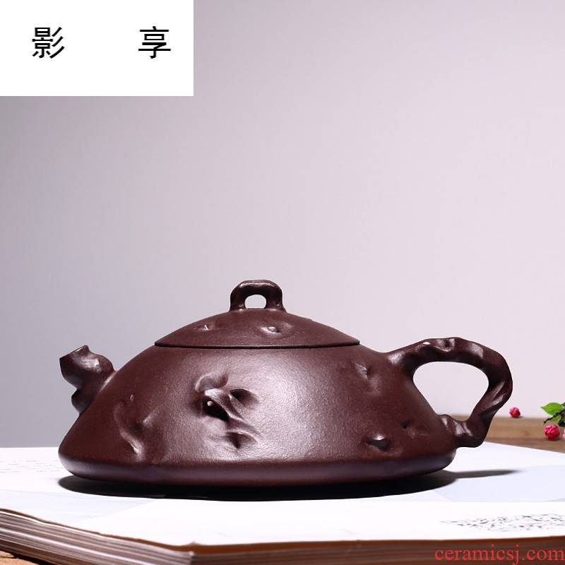 Shadow at yixing famous checking out little it undressed ore purple clay taihu stone gourd ladle suit HNYY the teapot